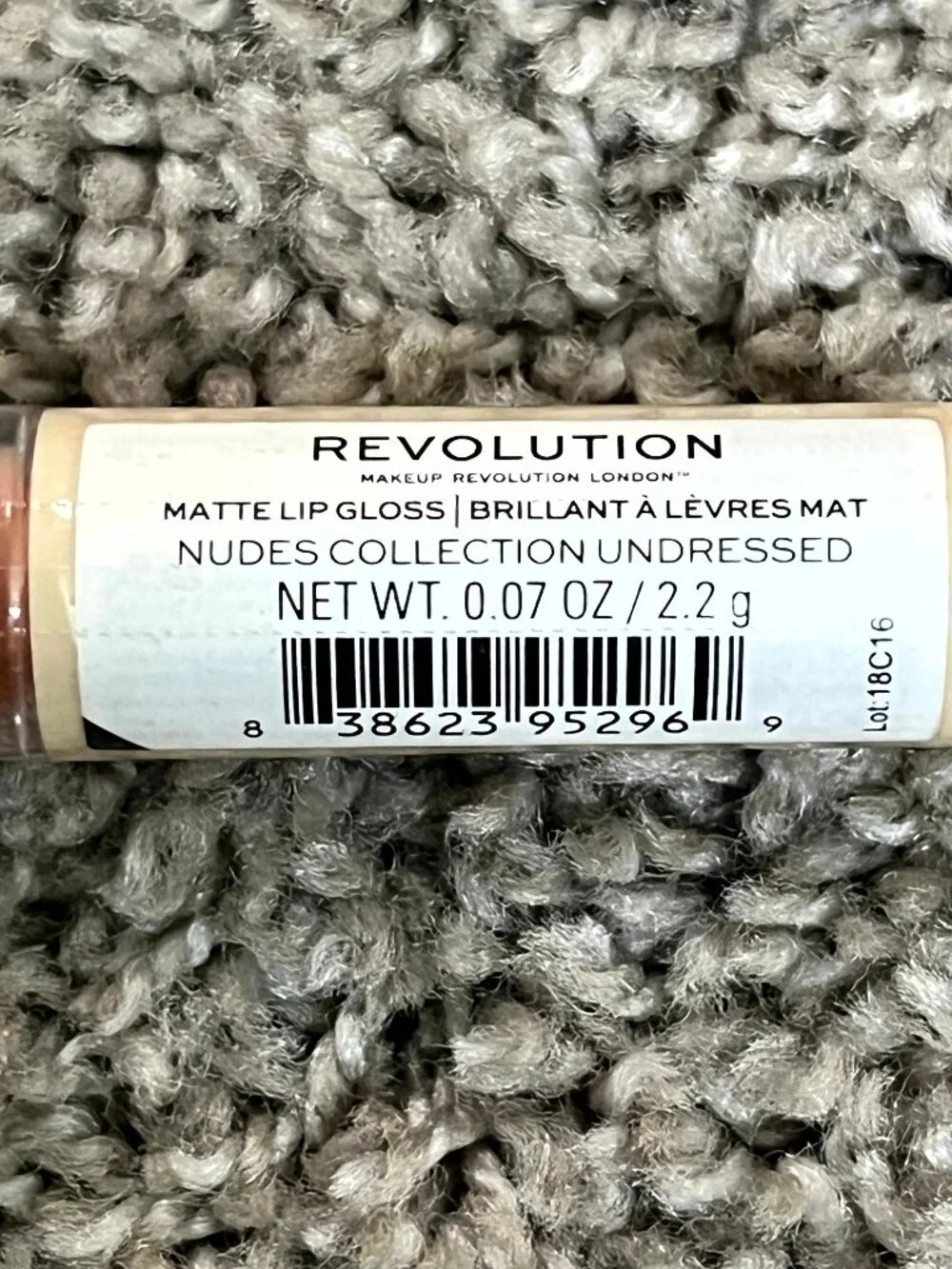 Revolution Matte Lip Gloss Nudes Collection Undressed